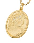 18k gold-plated Carla necklace