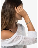 18K gold-plated Emmanuelle turquoise beaded bracelet 