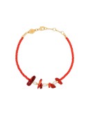 18kt gold-plated Emmanuell pearl bracelet