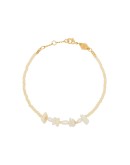 18kt yellow gold pearl bracelet