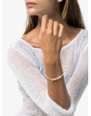 18K gold-plated Dolores howlite star and pearl bracelet