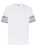 logo print sleeve T-shirt
