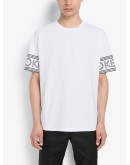 logo print sleeve T-shirt