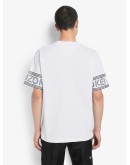 logo print sleeve T-shirt