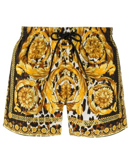 Wild Baroque print swim shorts