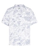 Waves Mermaids print shirt 