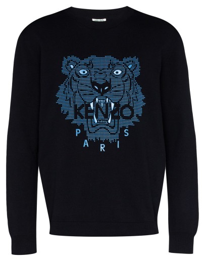 Tiger motif print sweatshirt