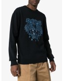 Tiger motif print sweatshirt
