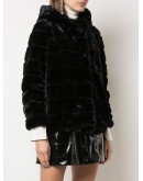 Goldie short faux-fur coat