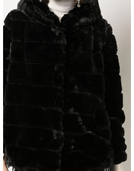 Goldie short faux-fur coat