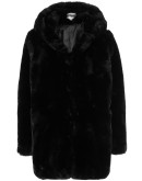 Marie hooded faux-fur coat
