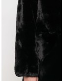 Marie hooded faux-fur coat