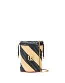 GG Marmont striped bucket bag