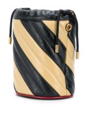 GG Marmont striped bucket bag