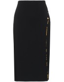 spliced midi skirt