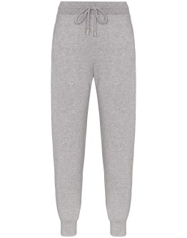 knitted track style trousers