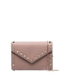 Rockstud Envelope leather clutch bag