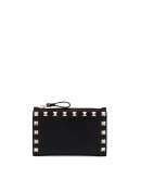 Rockstud leather wallet
