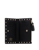 Rockstud leather wallet