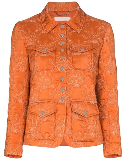 embroidered silk jacket
