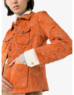 embroidered silk jacket
