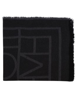 tonal monogram knit scarf