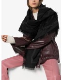 tonal monogram knit scarf