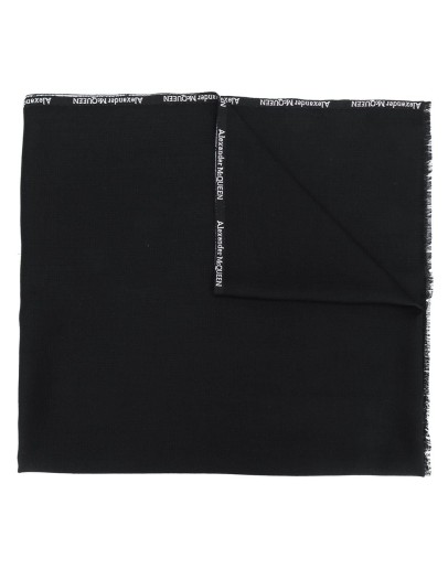 logo trim scarf