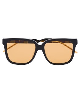 square-frame acetate sunglasses