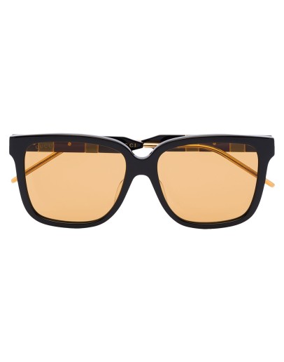 square-frame acetate sunglasses