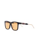 square-frame acetate sunglasses