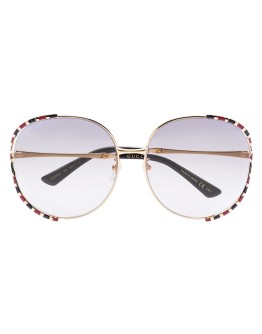 oversized gradient sunglasses