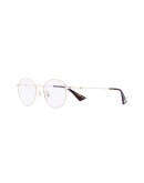 bee detail round-frame glasses