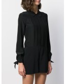 pleated details playsuit