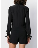 pleated details playsuit
