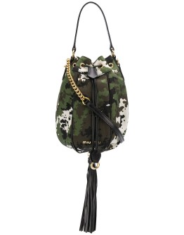 camo bucket bag