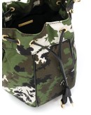 camo bucket bag