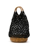 macramé bucket bag