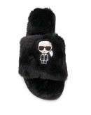 Ikonic embroidered slippers