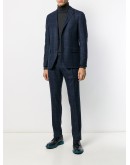two-piece check suit