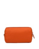 logo plaque makeup bag