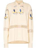 sailboat embroidered shirt 