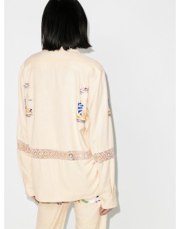 sailboat embroidered shirt 