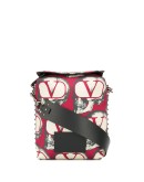 x Undercover skull-print messenger bag