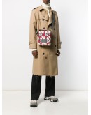 x Undercover skull-print messenger bag