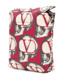x Undercover skull-print messenger bag