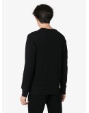 dragon-embroidered cotton jumper