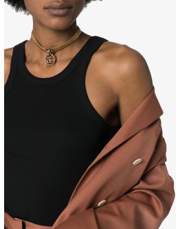 racer style ribbed vest