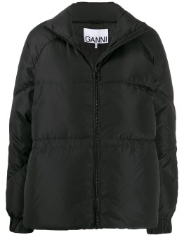relaxed fit puffer jacket