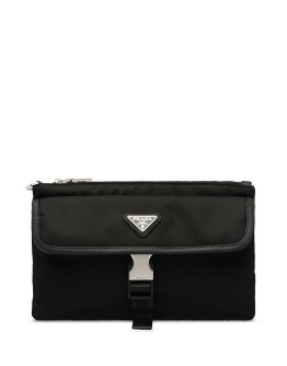 logo-plaque pouch
